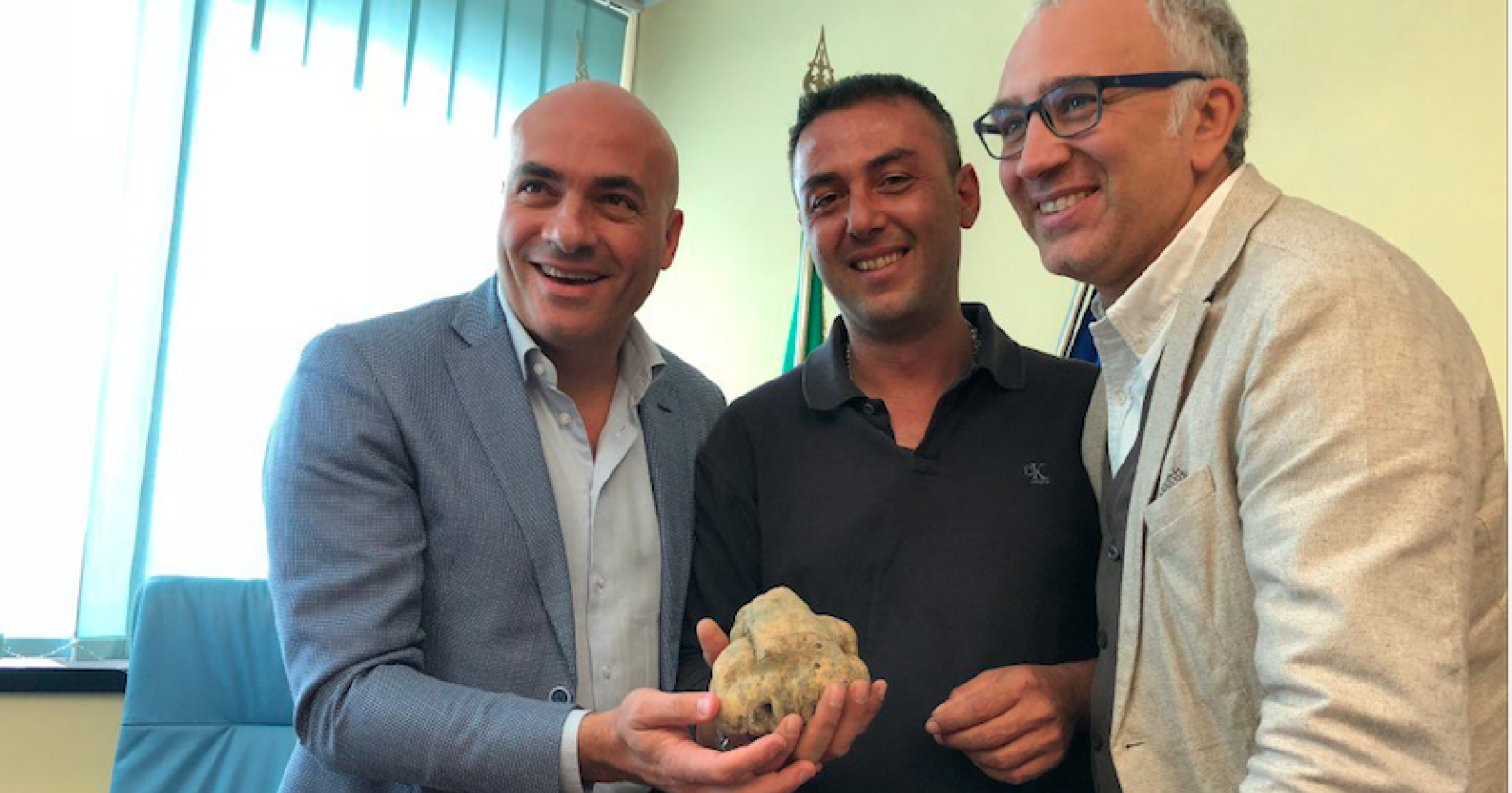 In Basilicata spunta  un tartufo bianco da 600 grammi, Braia: «Evento straordinario»