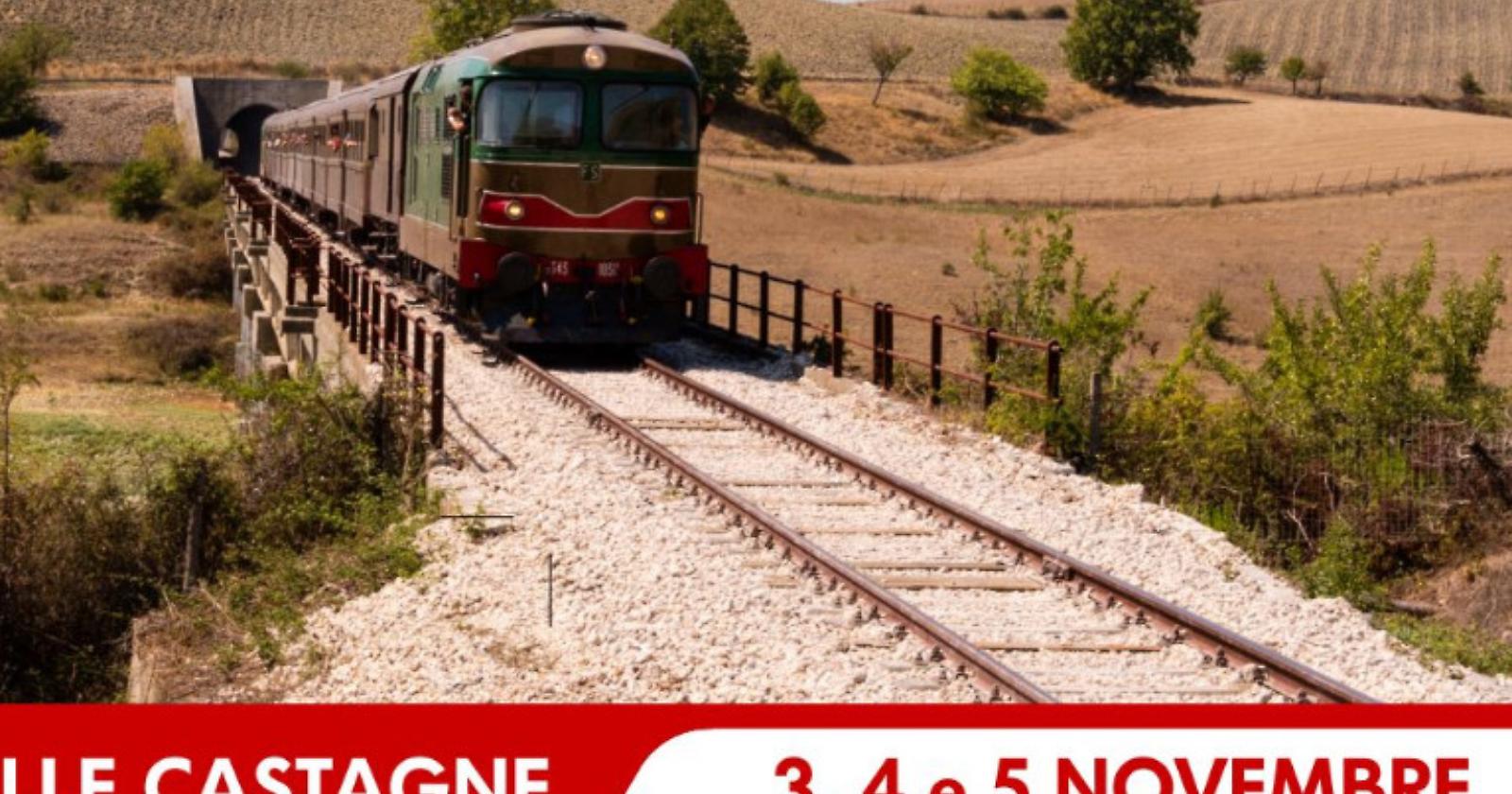 Da Foggia a Montella, il "Treno delle castagne" correrà sui binari "senza tempo" della memoria 