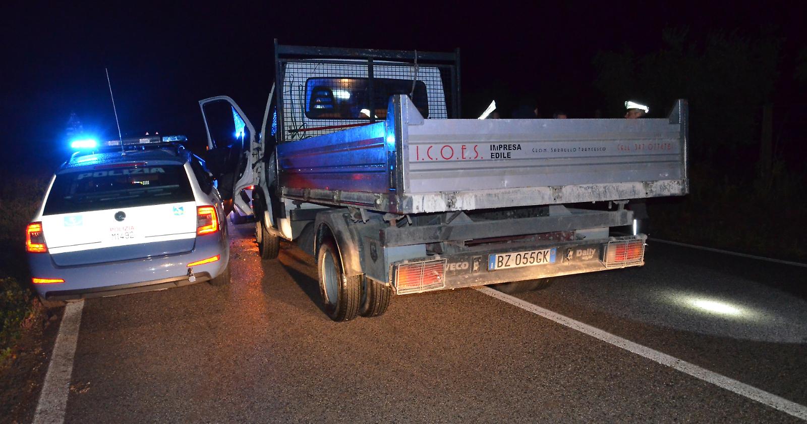San Severo, la  Polizia di Stato blocca  furgone  in fuga su A 14