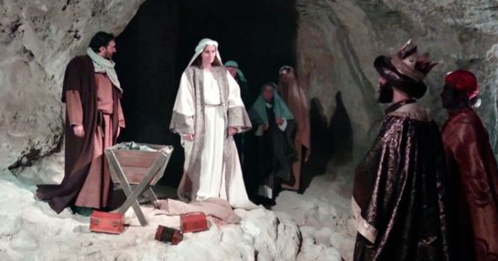 Il suggestivo presepe vivente nei Sassi di Matera