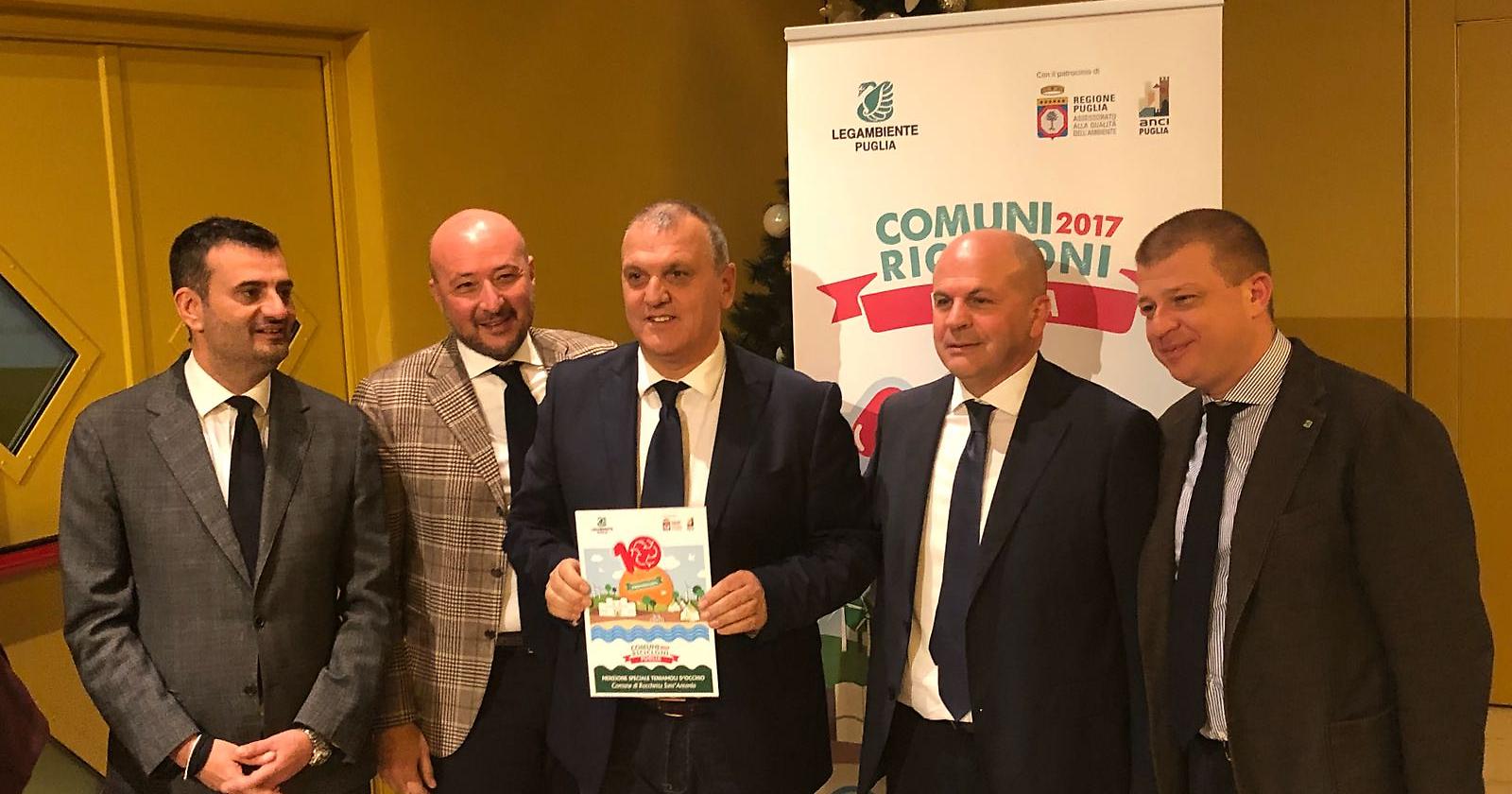 Rocchetta riciclona, sfiora il 72% di differenziata e Legambiente la premia 