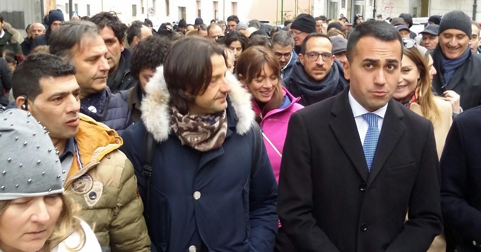 Caiata-Di Maio separati in casa nel Movimento 5 stelle e domani avversari allo stadio