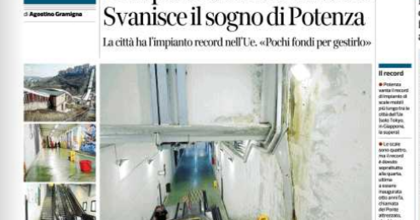 Potenza, infuria la polemica sulle scale mobili: De Luca accusa Santarsiero. Lui: «È un bugiardo!»