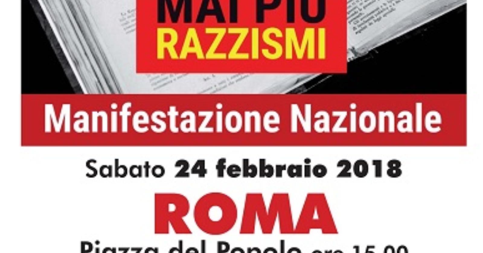 Cgil Basilicata partecipa alla manifestazione nazionale "Mai piu' fascismi - Mai piu' razzismi"