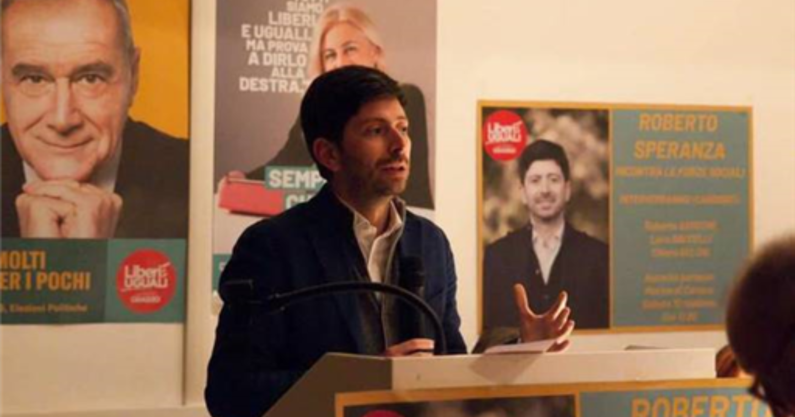 Il ritorno al passato: Speranza riscopre il comizio e domani sarà in piazza a Potenza. «Sfido il freddo ma sarà bello»