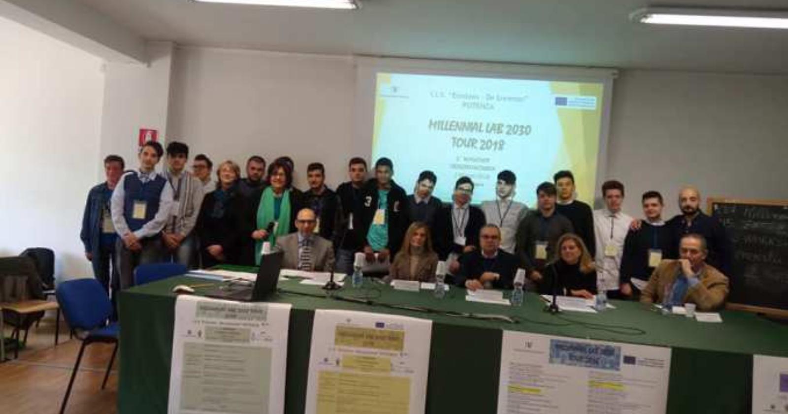 Potenza, all'istituto Einstein-De Lorenzo concluso il progetto Millennial Lab 2030
