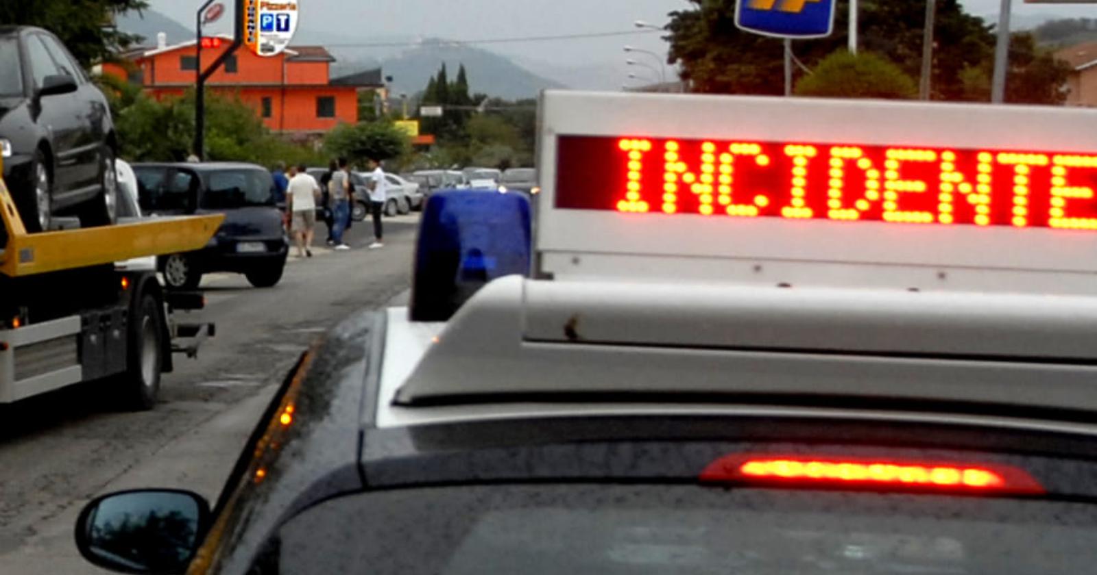 Incidente stradale: un morto e tre feriti sulla provinciale 80