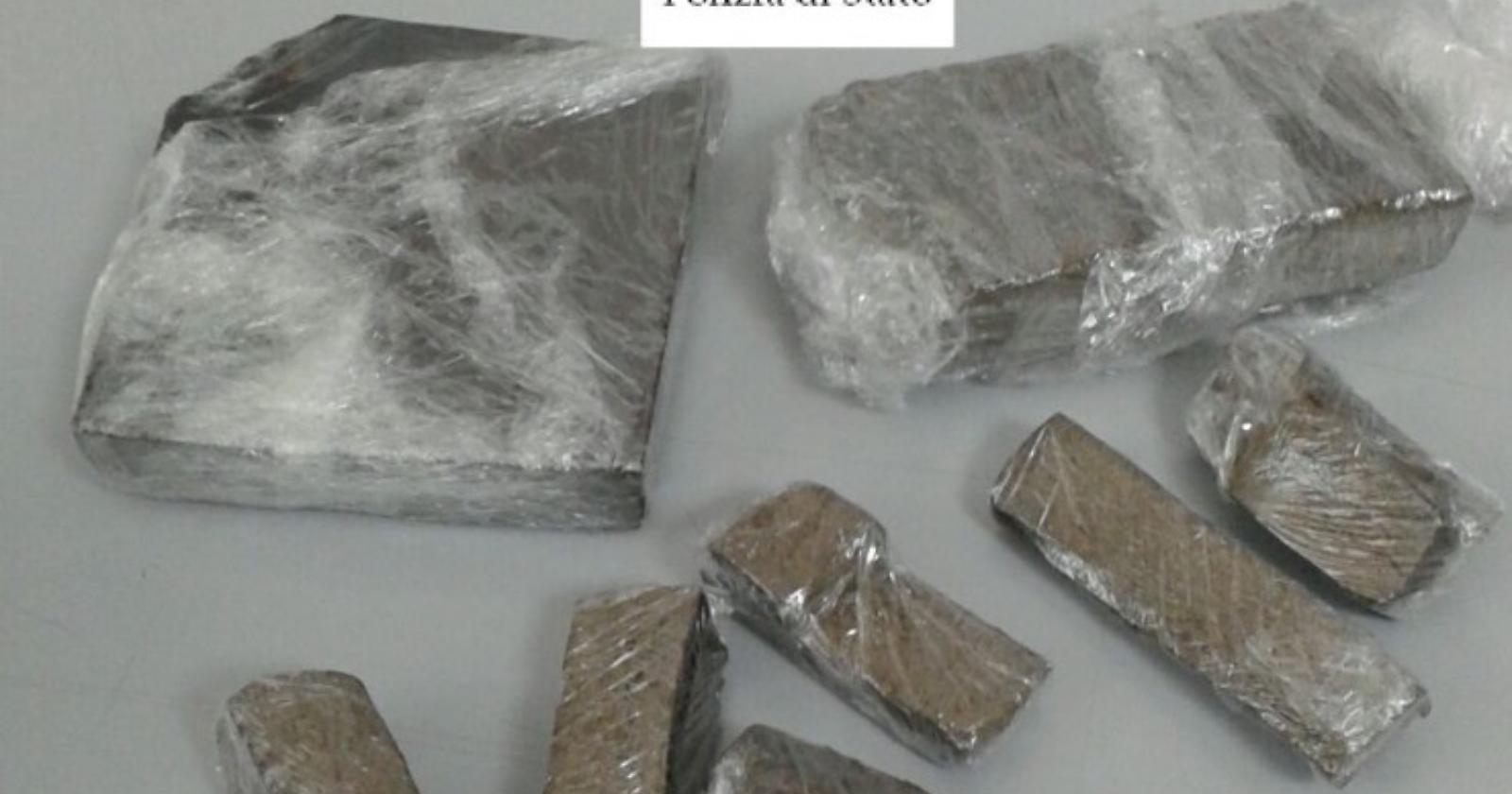 Hashish sotto il divano: un arresto a San Severo