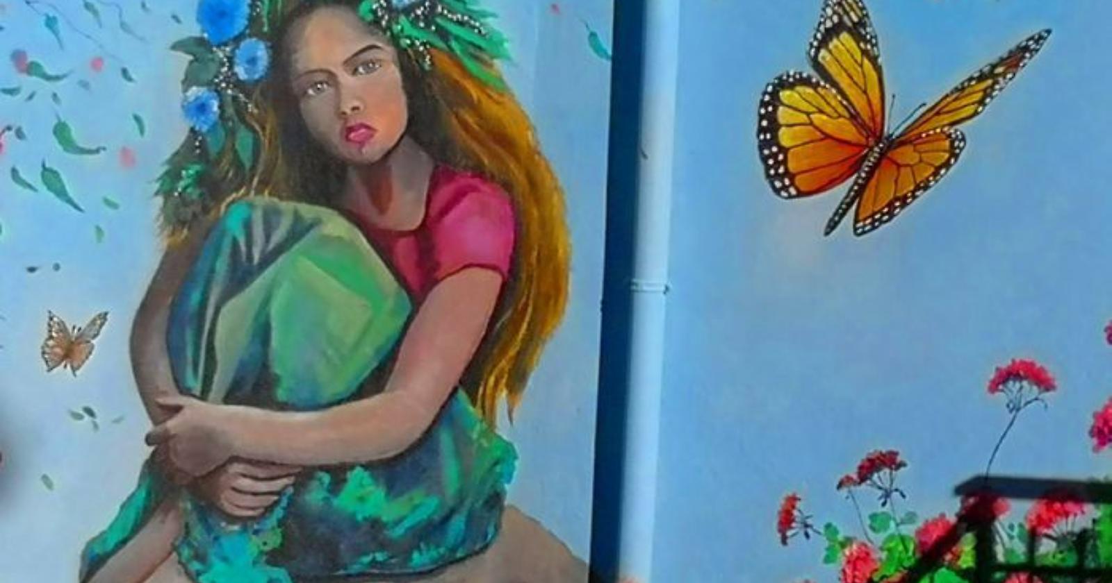 Sant'Angelo Le Fratte, due grandi murales ornano la Valle più dipinta d'Italia