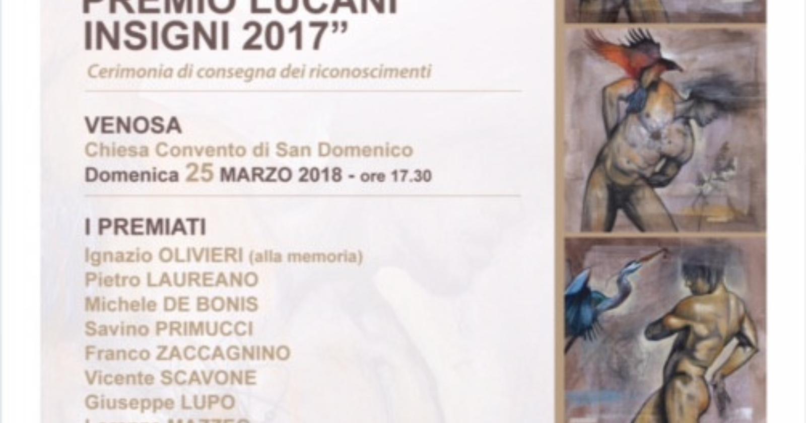 Personalità impegnate nella diffusione e nella conoscenza dell’identità lucana. Ecco i lucani insigni 2017