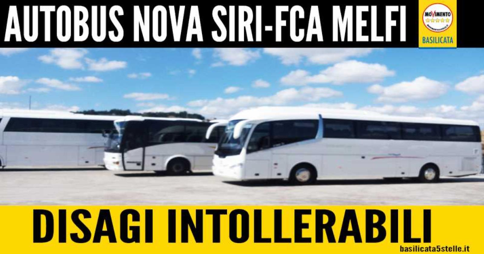 Disagi su autobus Nova Siri-Melfi, la denuncia di Leggieri (M5s) 