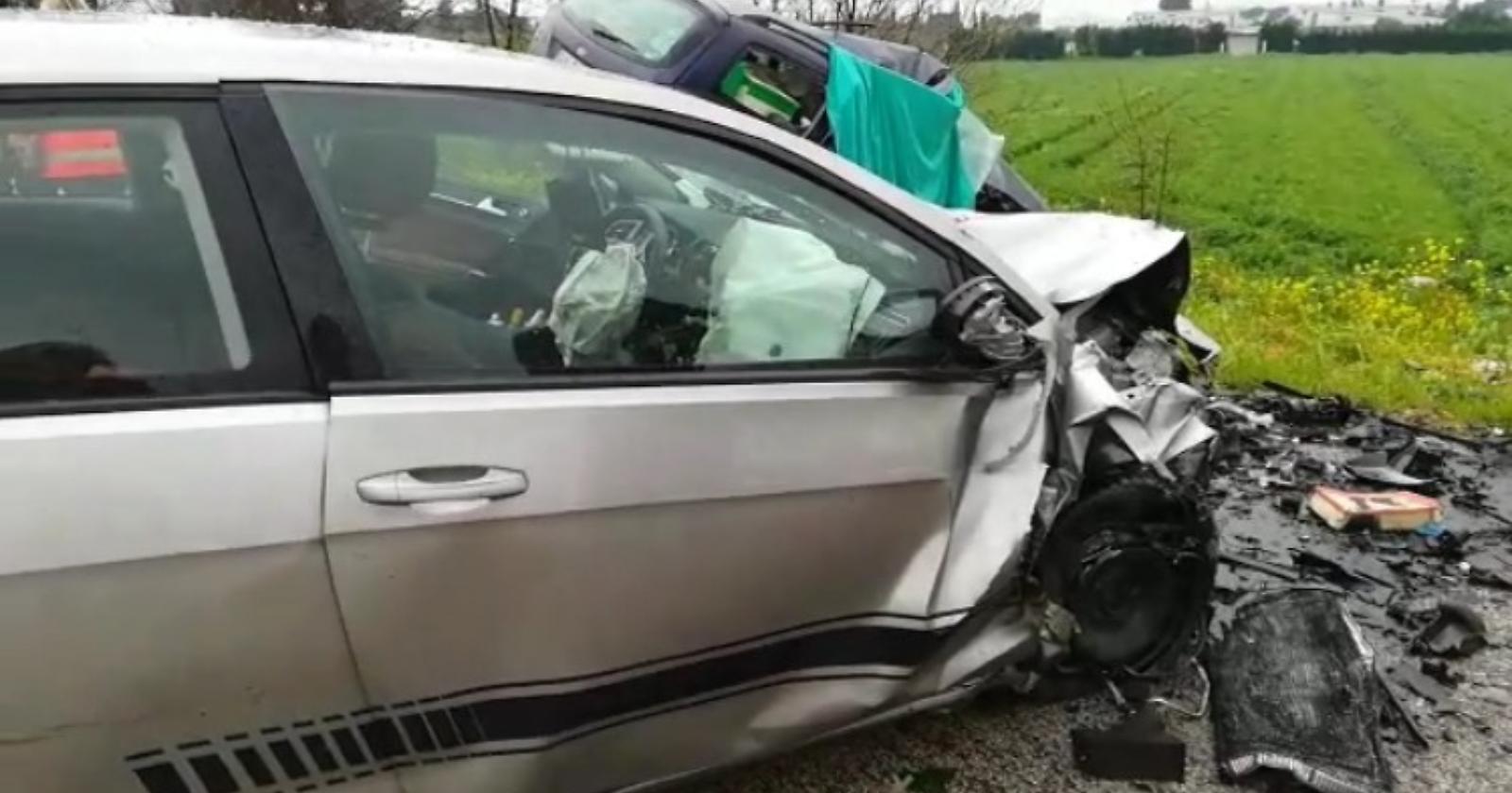 Incidente stradale: identificate le vittime