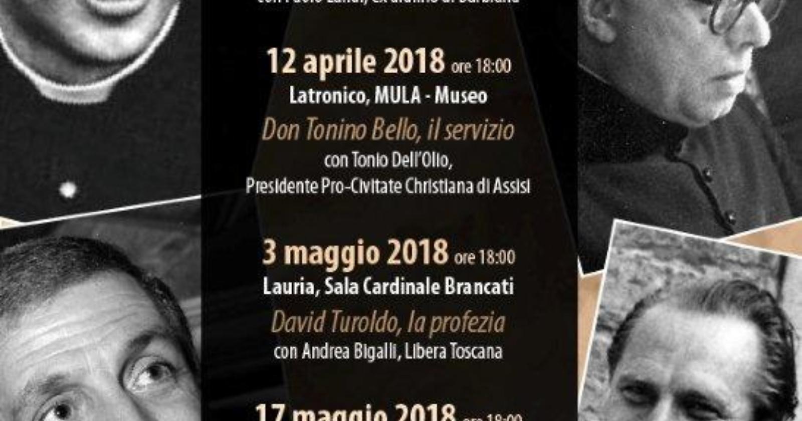Cestrim e Libera realizzano “Coscienze Inquiete”, dibattiti sui volti autorevoli d'Italia