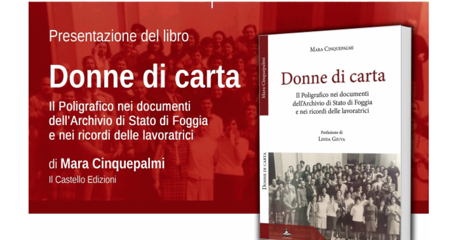 "Donne di carta" a Palazzo Dogana per ricordare la storia delle lavoratrici della "cartiera" di Foggia