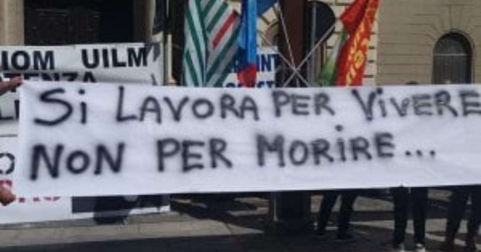 Sicurezza sul lavoro, Cgil, Cisl e Uil di Basilicata proclamano lo sciopero e scendono in piazza