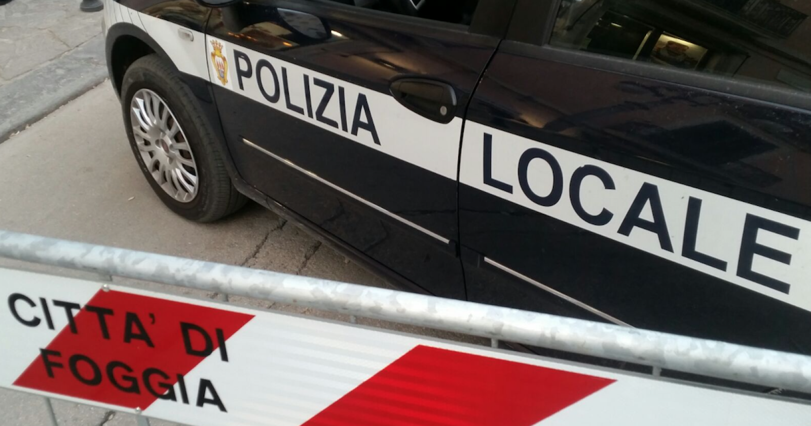 A Foggia rubano anche le transenne: denunciato 46enne