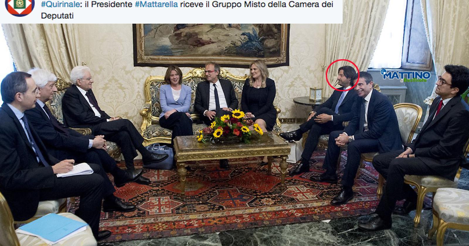 Caiata dal Presidente Mattarella con gli esponenti del Gruppo misto