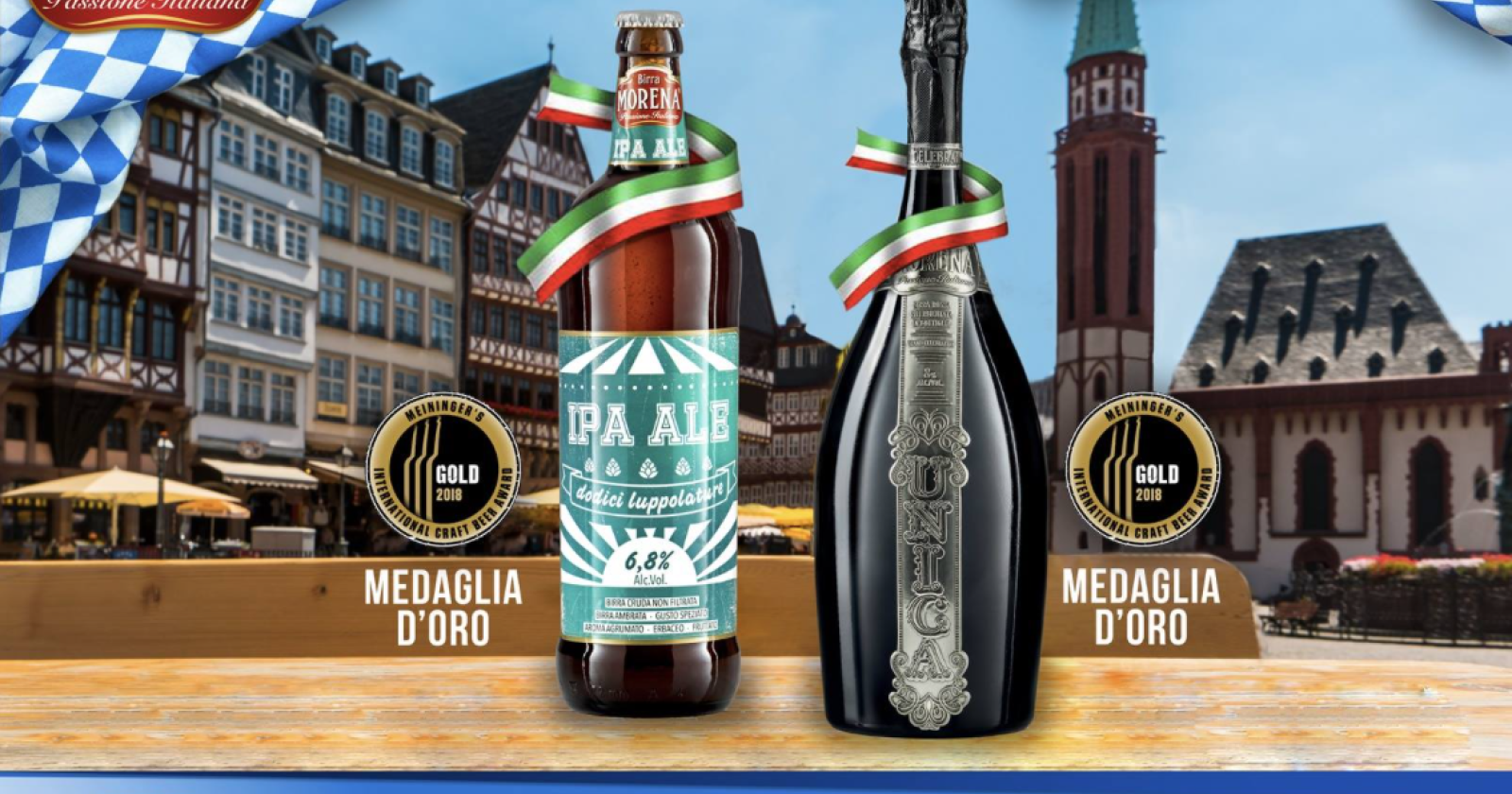 Trionfo della "Birra Morena"  in Germania: due medaglie d'oro