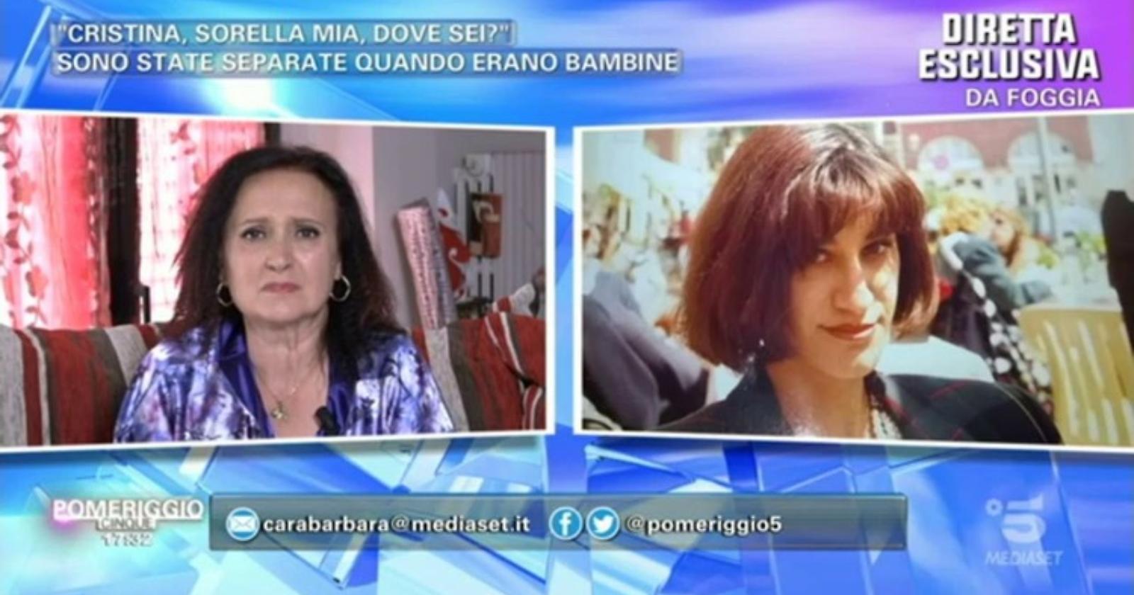 Foggia, le telecamere di "Pomeriggio 5" a casa di Elena: "Cerco mia sorella da 50 anni"