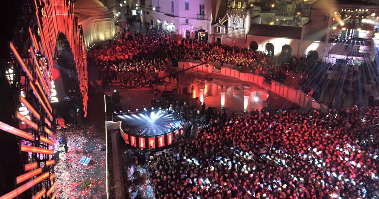 Concertone Rai di capodanno 2018, la scelta di Venosa è definitiva