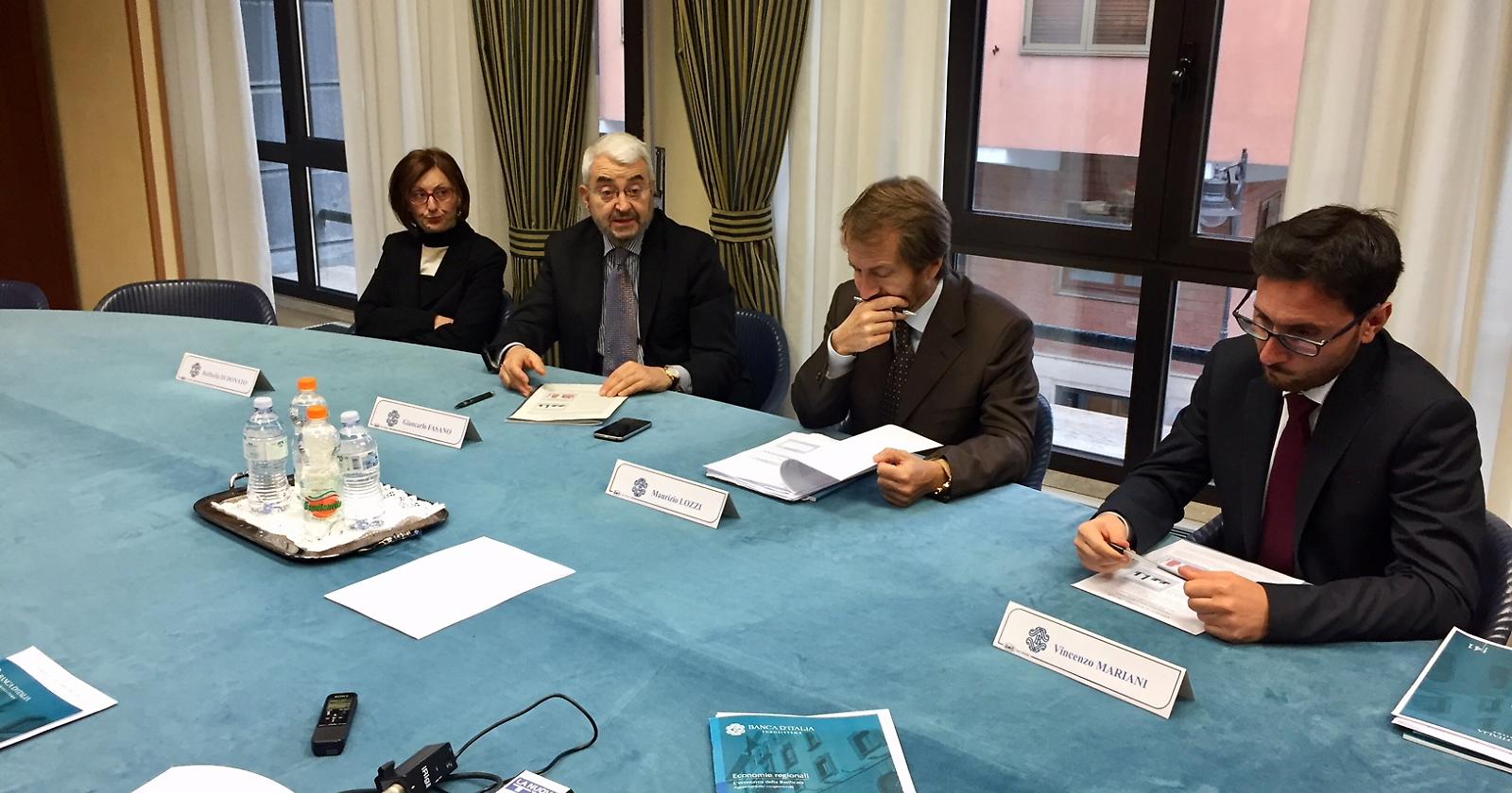 Bankitalia: nel 2017 modesta crescita economia in Basilicata