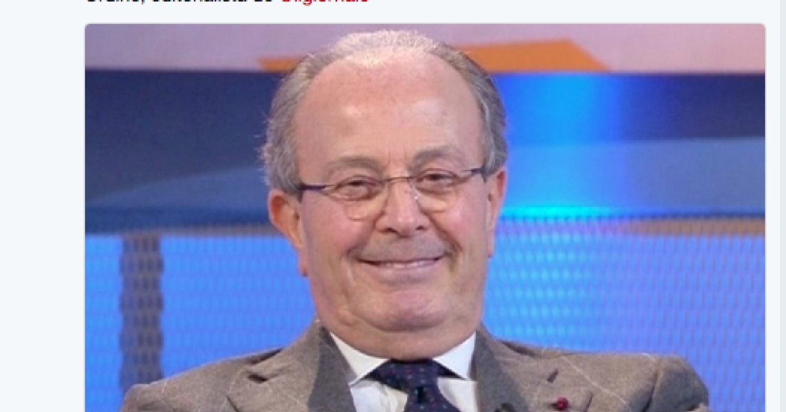 Franco Ordine a Rtl: «Pregiudizio abnorme nei confronti del Foggia»