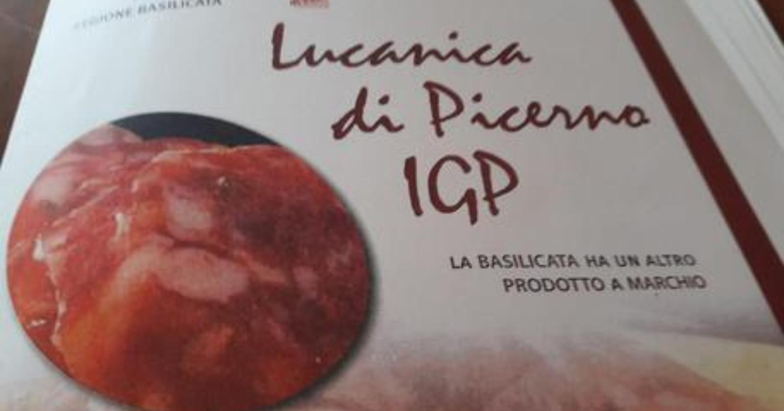 Marchio Igp per la salsiccia "Lucanica" di Picerno 
