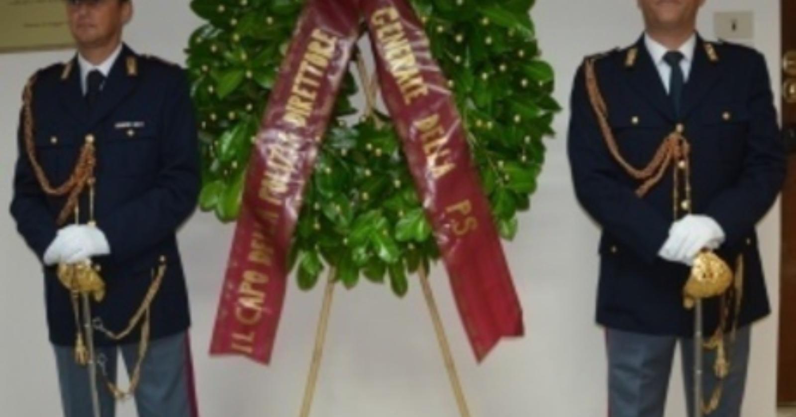 Potenza, cerimonia di commemorazione dell'agente scelto Tammone