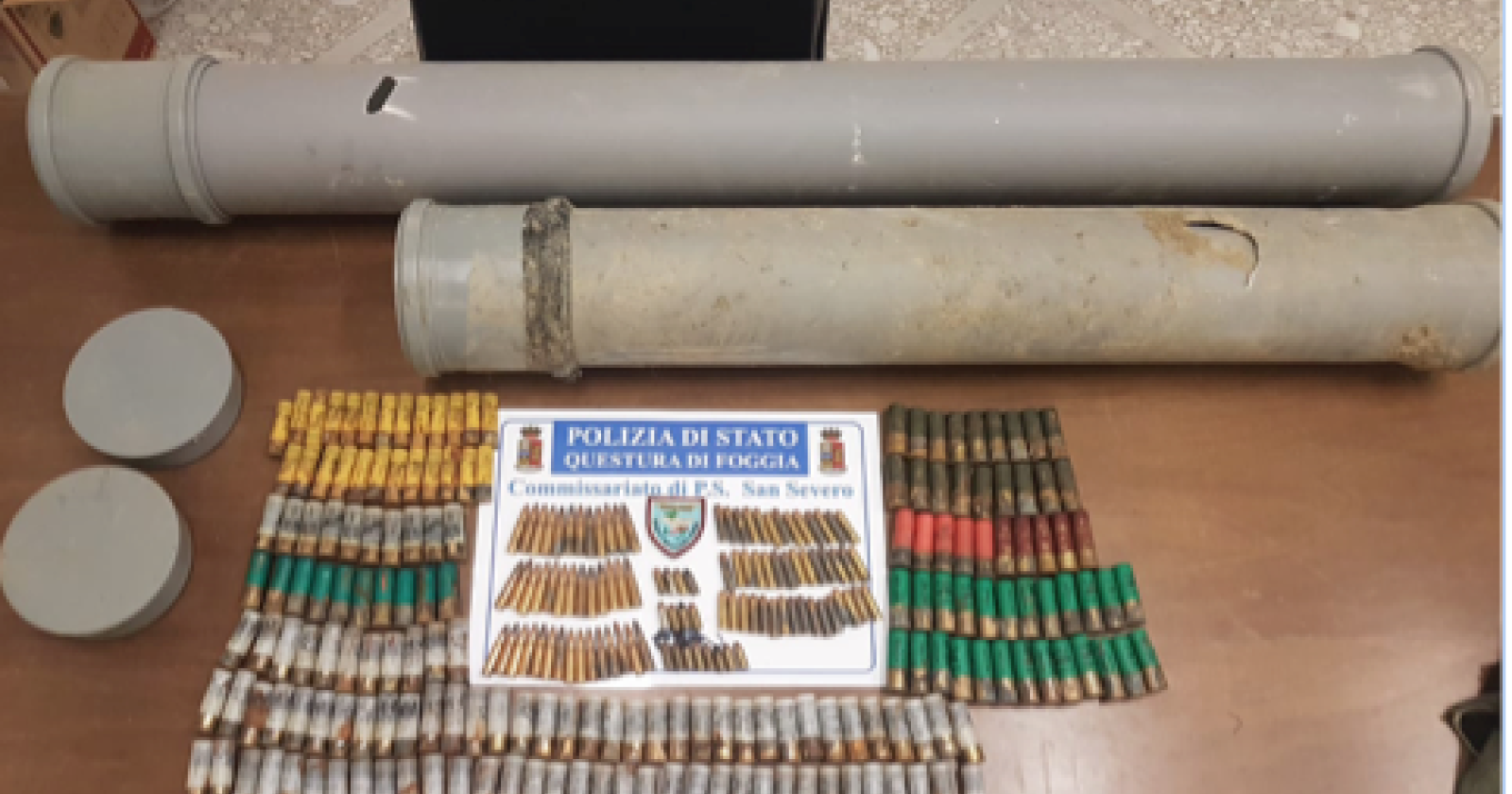 San Severo: munizioni per kalashnikov nascoste tra gli alberi di fico 
