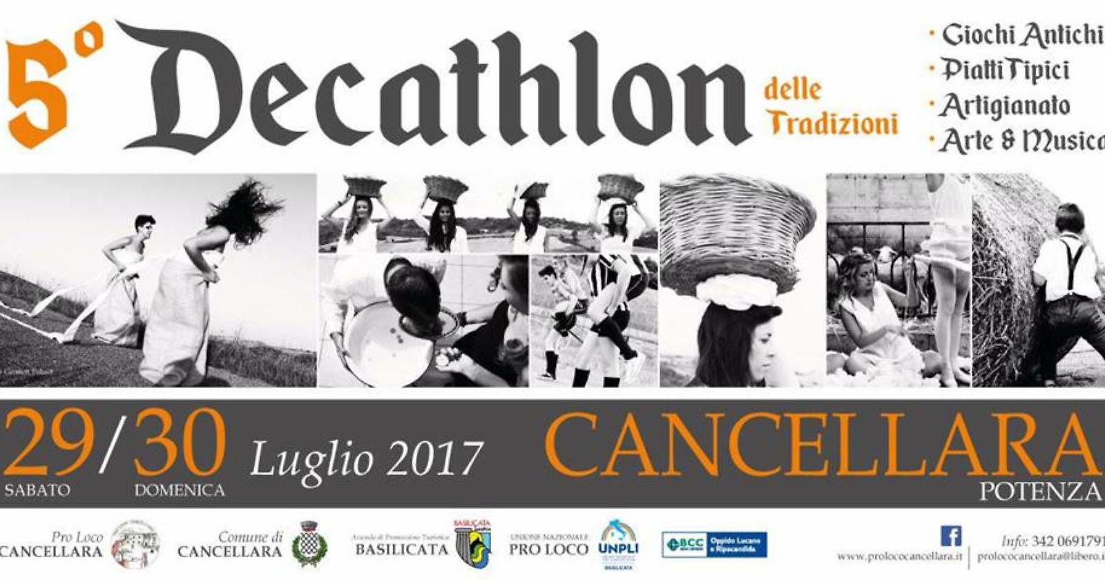 Cancellara, torna la manifestazione "Decathlon delle tradizioni"