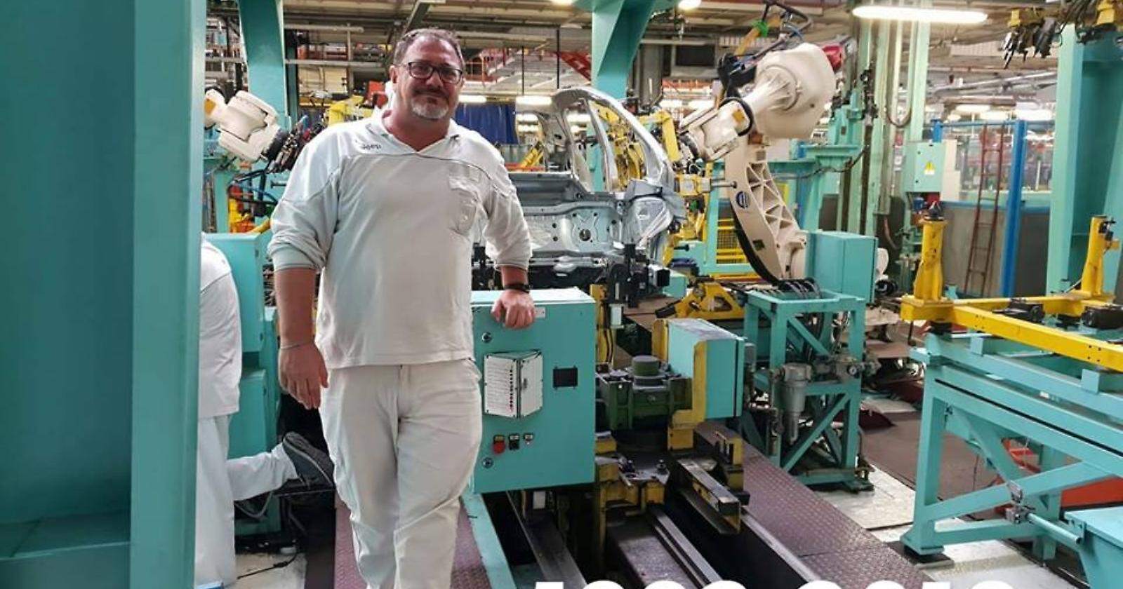 È del santagatese Max Capano l'addio alla Fiat Punto di San Nicola di Melfi