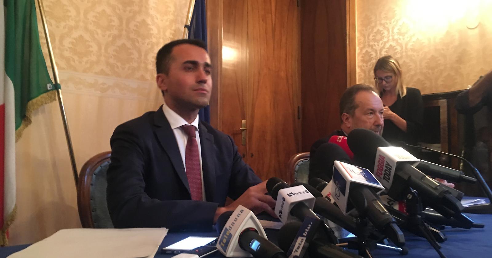 Foggia, lotta al caporalato, Di Maio: "Potenzieremo i centri per l'impiego"