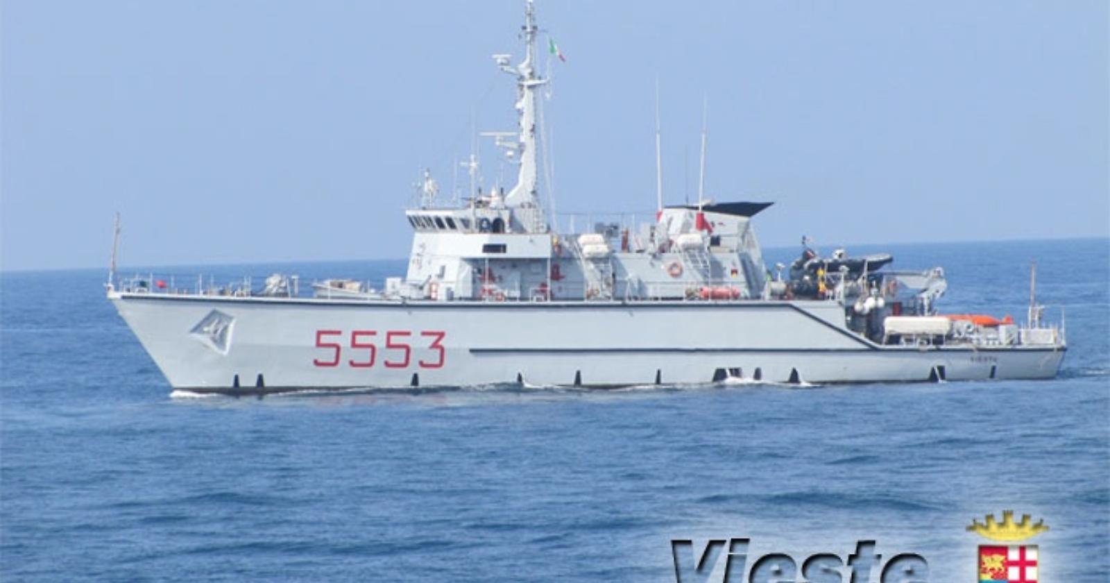 Il "nostro" cacciamine Vieste si fa ancora onore: porta alla luce la Corazzata Roma affondata in Sardegna con 1.393 marinai
