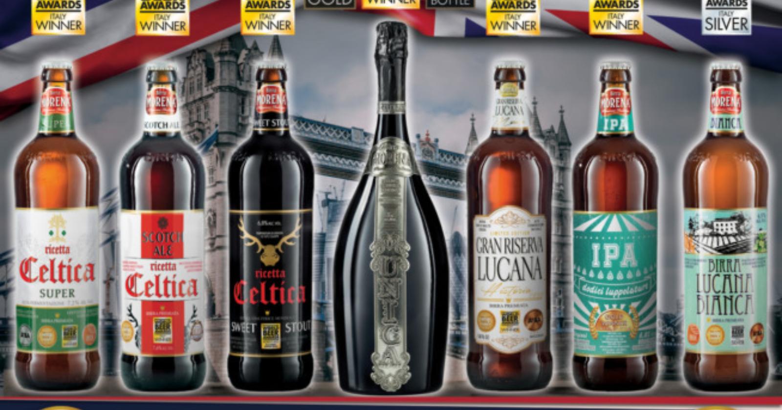 World Beer Awards di Londra, tre medaglie d'oro per la lucana Birra Morena 