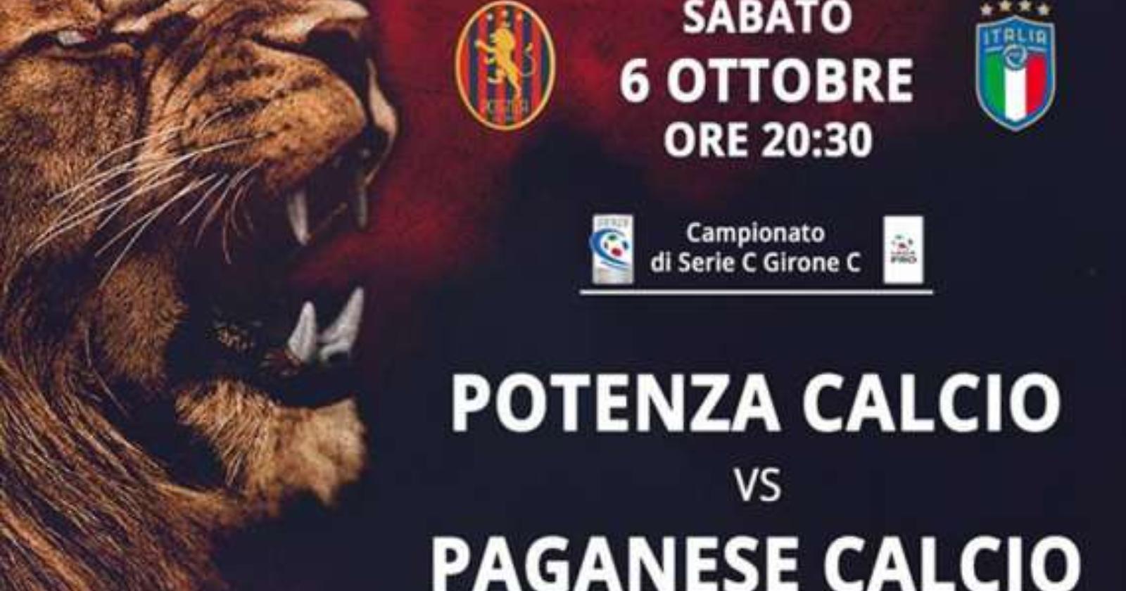 Il Potenza pareggia in casa contro la Paganese ed esce tra i fischi dei tifosi