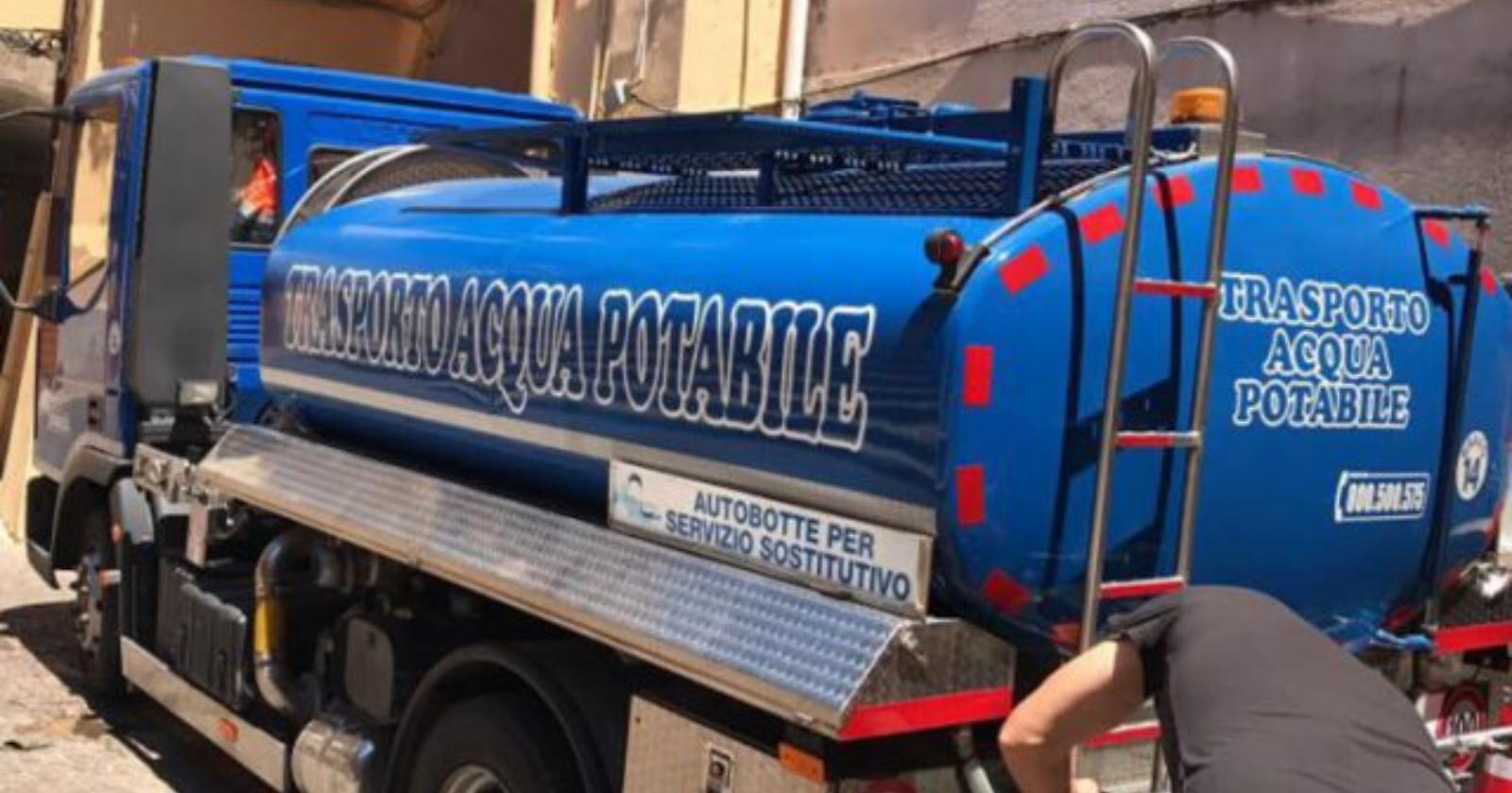 Emergenza idrica a Matera, operativa la task force di Acquedotto Lucano: arrivano le autobotti