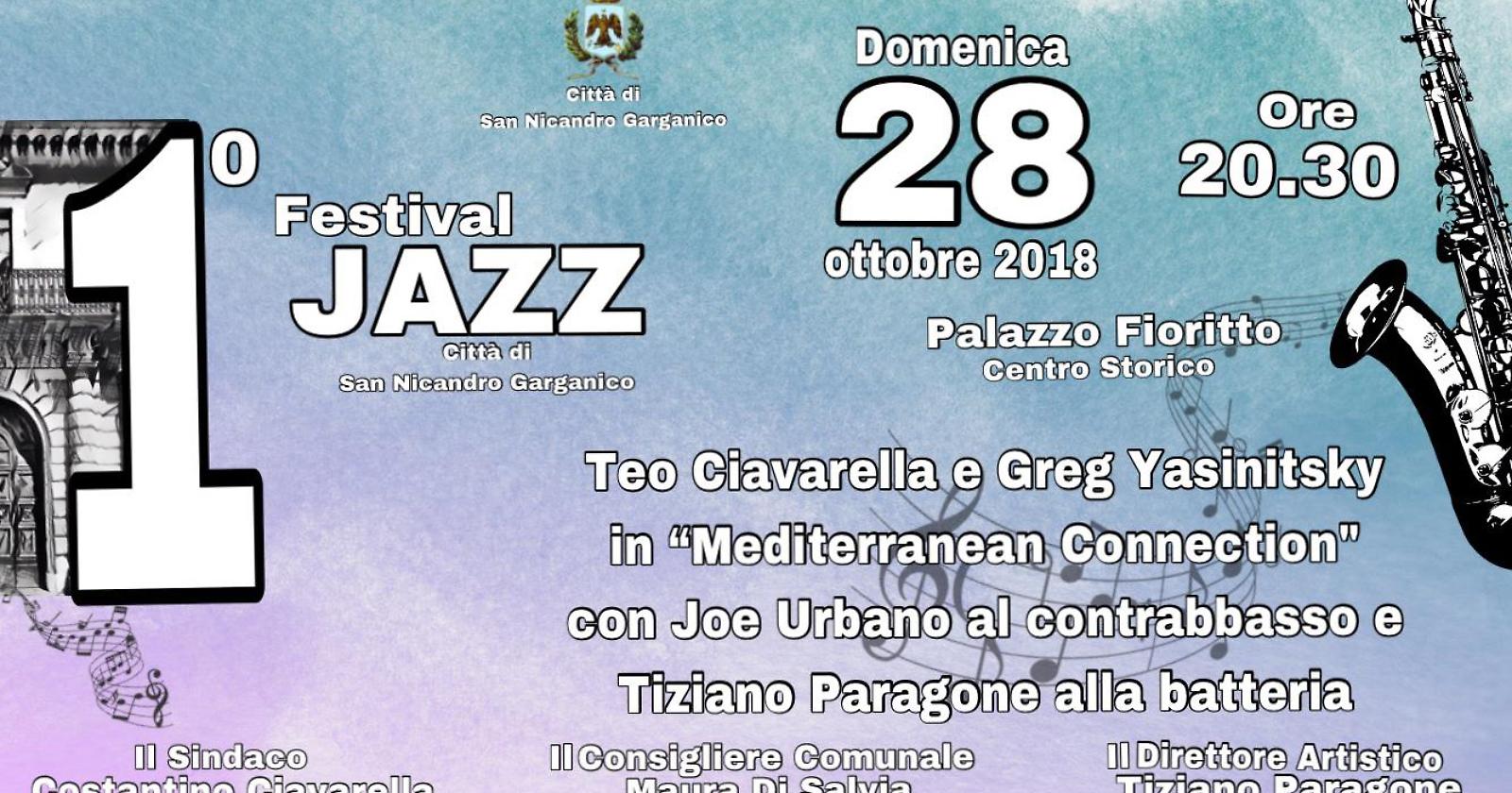 Domenica a San Nicandro Garganico il primo Festival Jazz