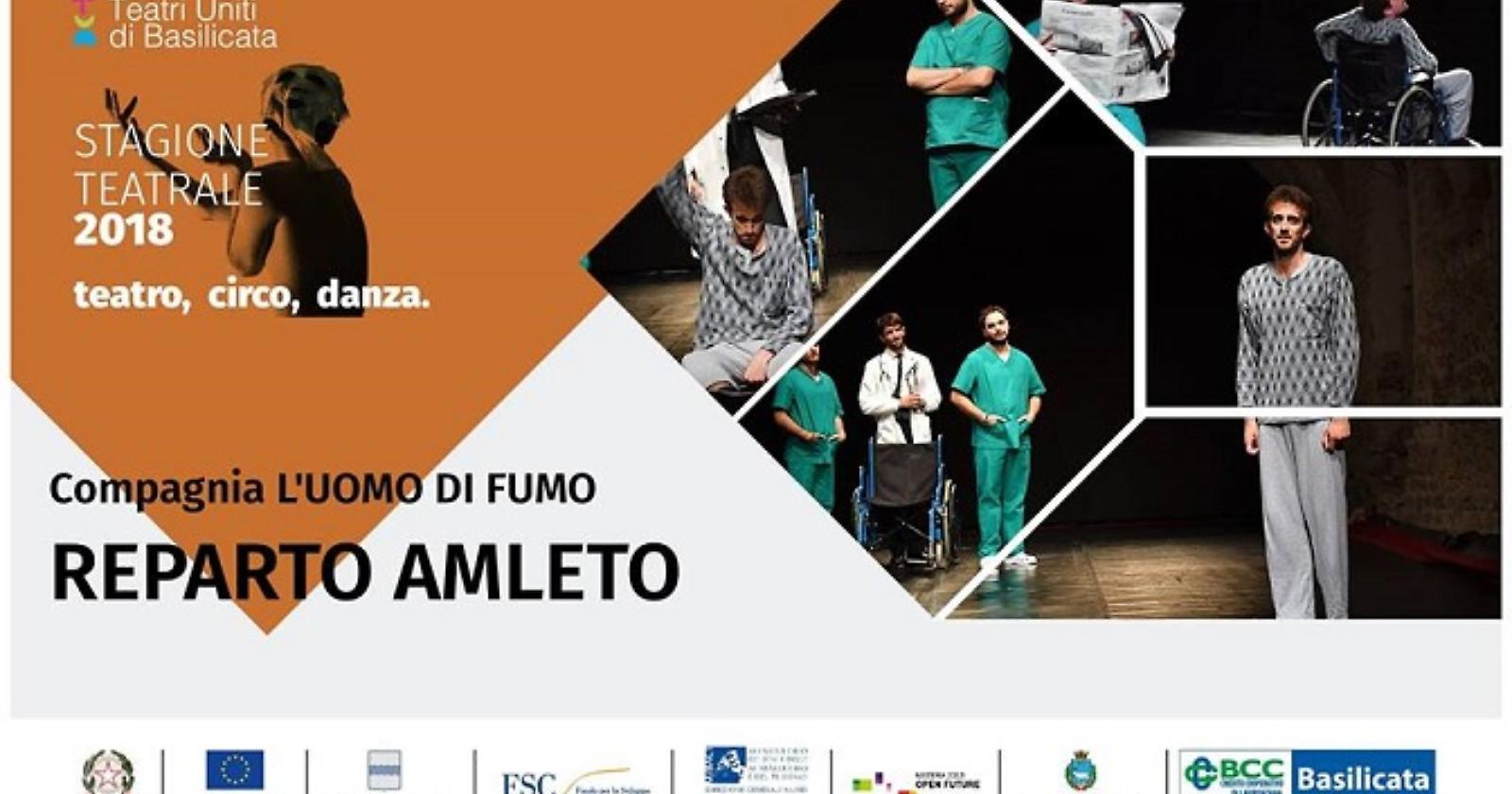 Teatri Uniti di Basilicata, la stagione si chiude con Reparto Amleto