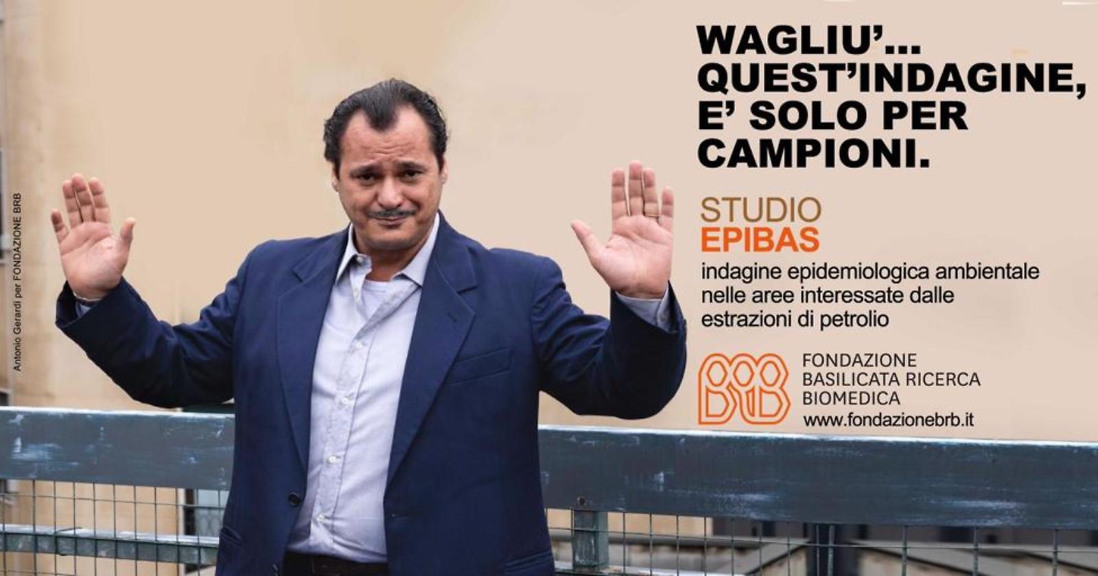 Per Epibas l'attore Antonio Gerardi ci mette la faccia
