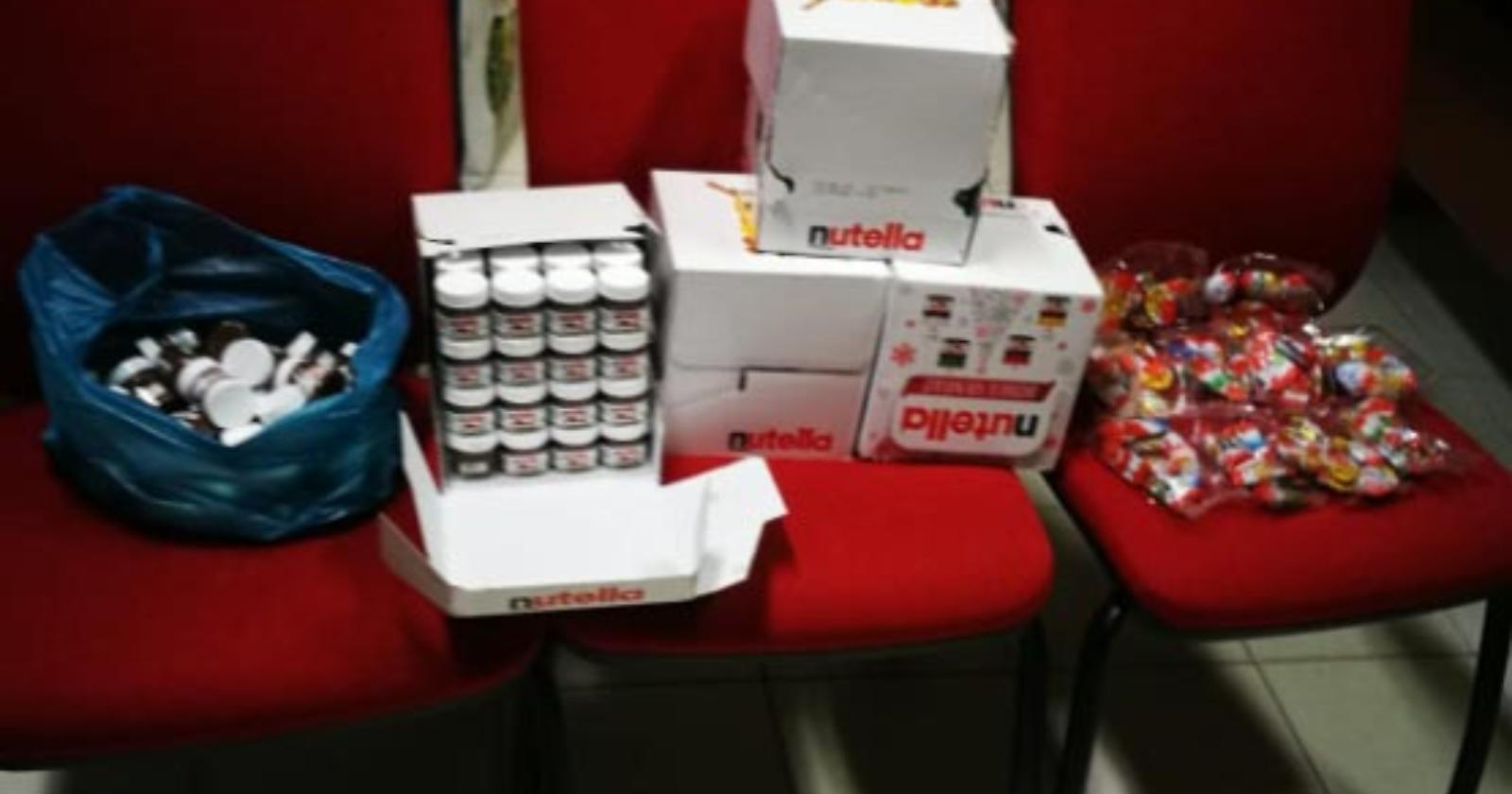 Cerignola, ladro "goloso" ruba barattoli di Nutella e barrette Linder: denunciato 
