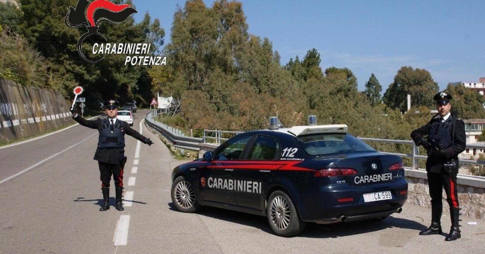 Nella rete dei Carabinieri lucani finisce di tutto, anche un rumeno di Stornarella con patente e targhe dell'auto false