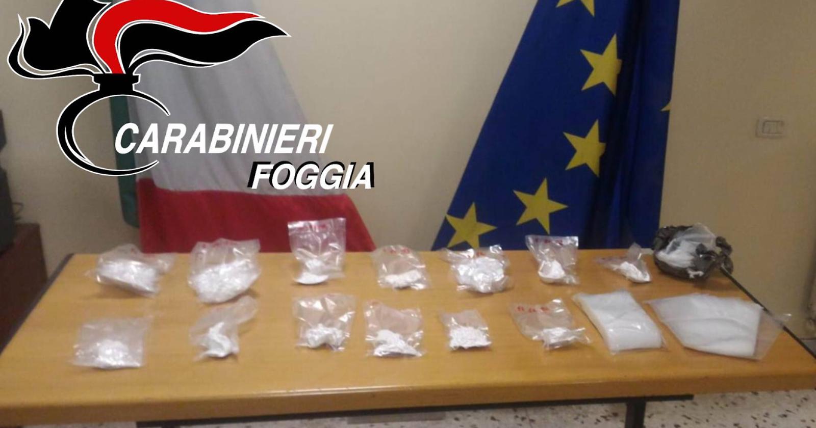Un chilo di coca tra le cialde del caffè: arrestato titolare di un bar di San Severo