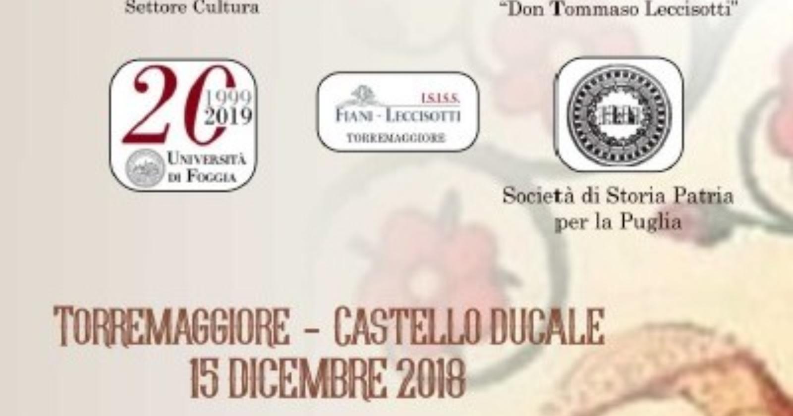 Torremaggiore: sabato 15 dicembre convegno nazionale di studi su Federico II di Svevia