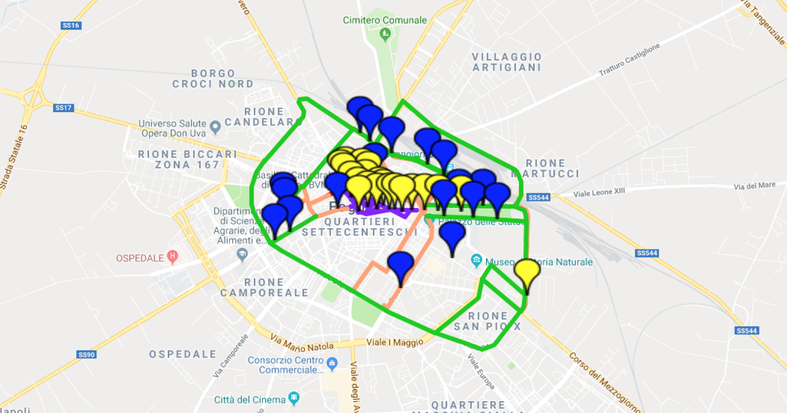 Vigilia di Natale off limits al centro di Foggia: ecco le strade chiuse e come muoversi