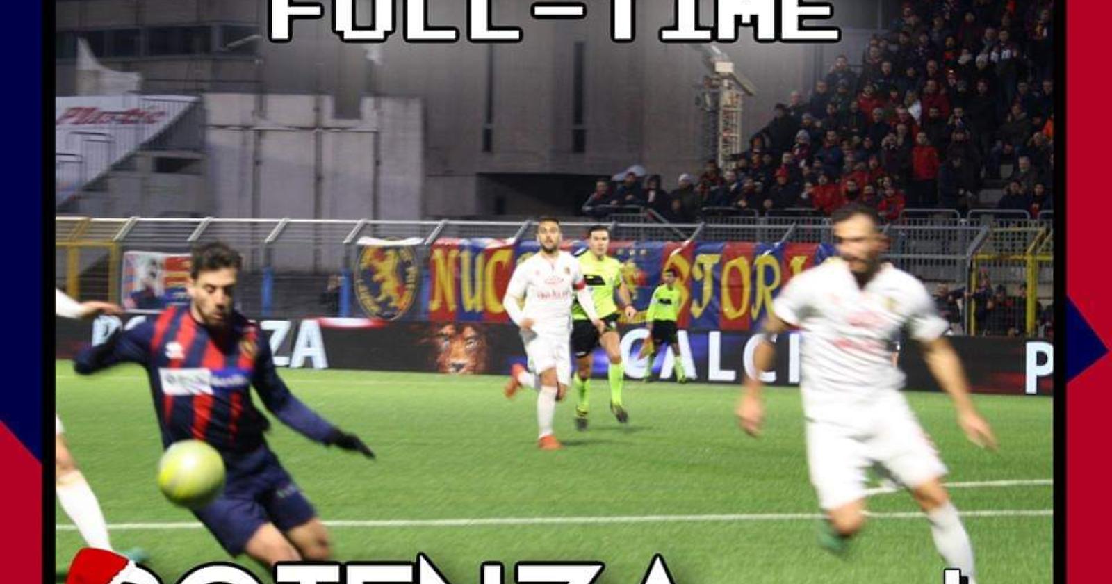 Il potenza calcio  chiude il 2018 con una pesantissima sconfitta casalinga 