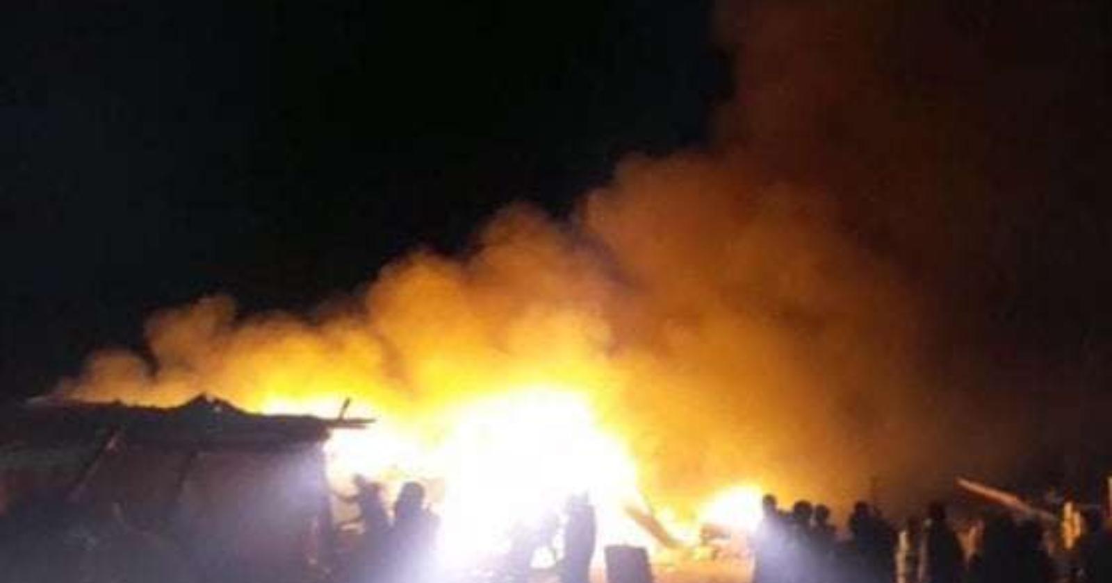 Borgo Mezzanone: incendio nella pista abusiva, non ci sono feriti 