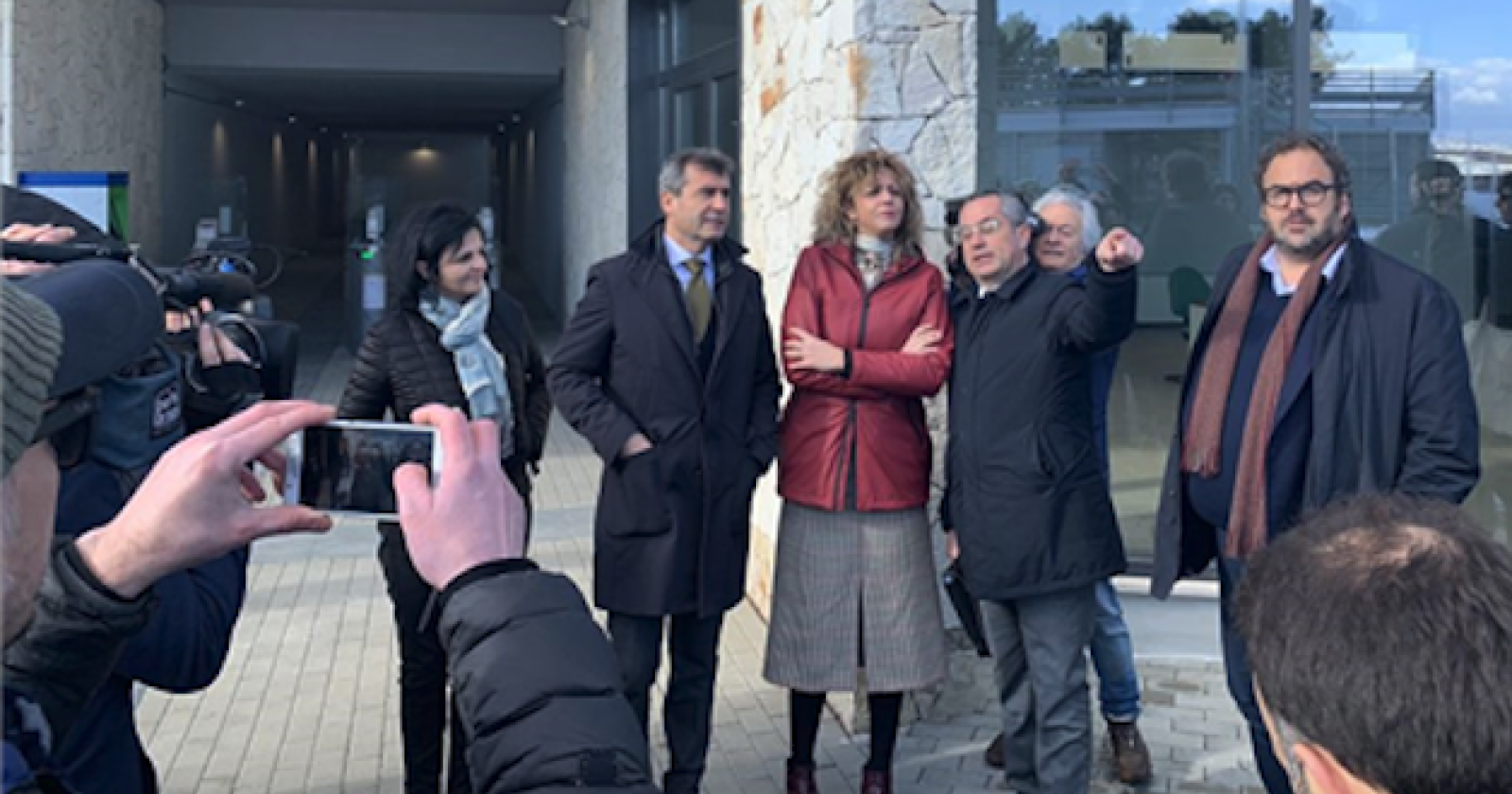Matera, ecco l'ennesima visita della mattatrice Lezzi: le foto dei sopralluoghi