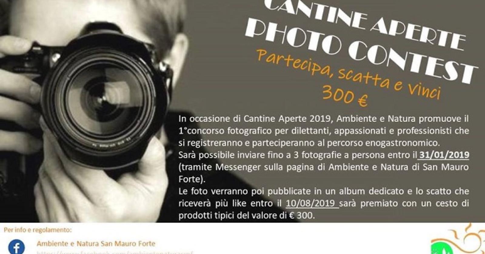 San Mauro Forte, al via il contest fotografico per “Cantine aperte 2019”