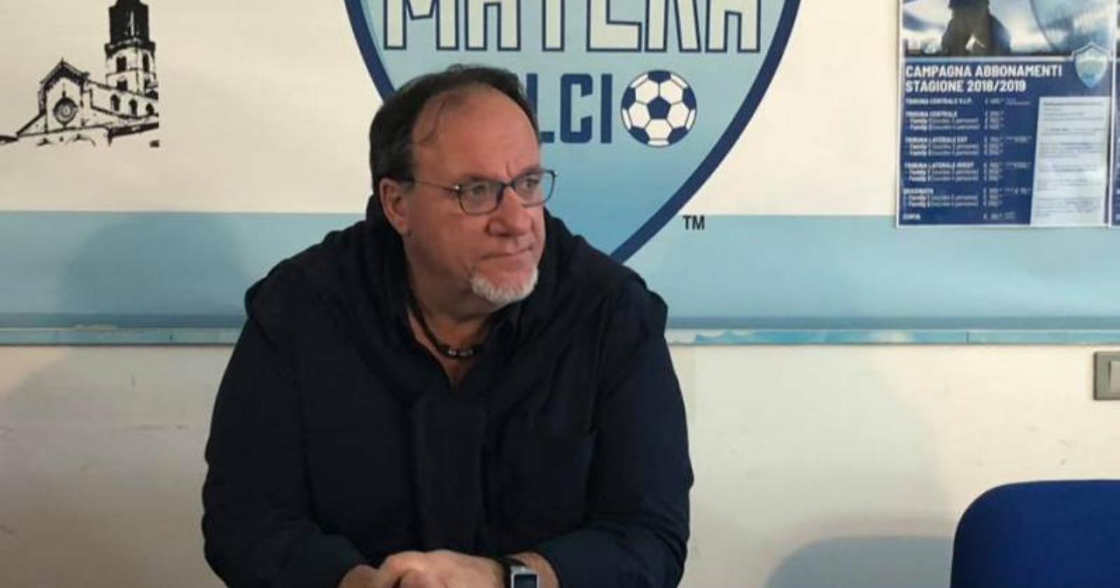 Matera Calcio, il presidente: "Paghiamo le colpe del passato ma non mollo"