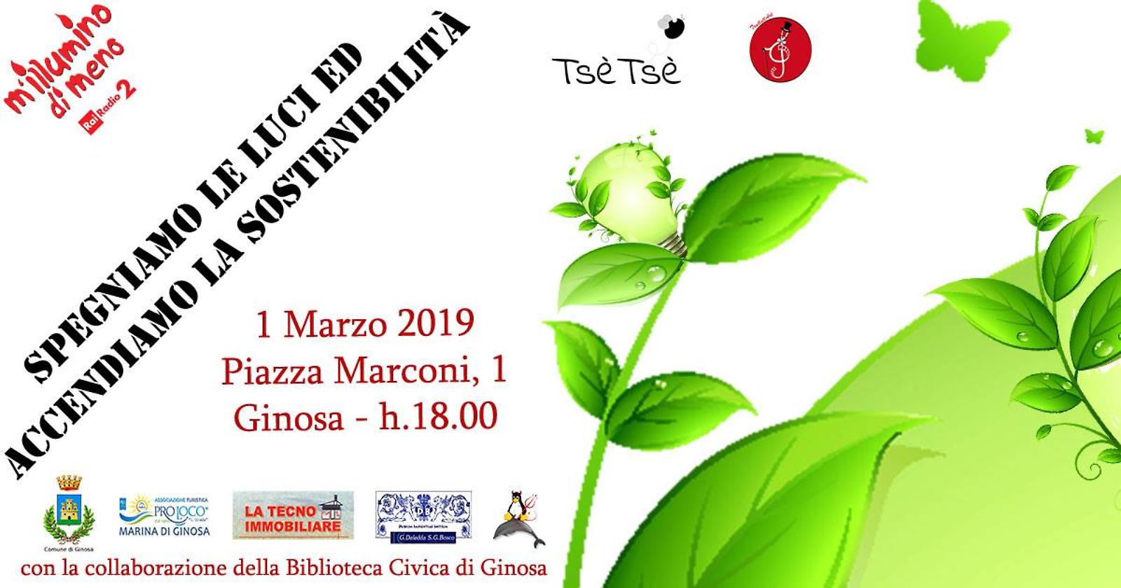 Spegniamo le luci e accendiamo la sostenibilità